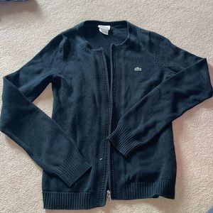 Lacoste women’s zip up sweater